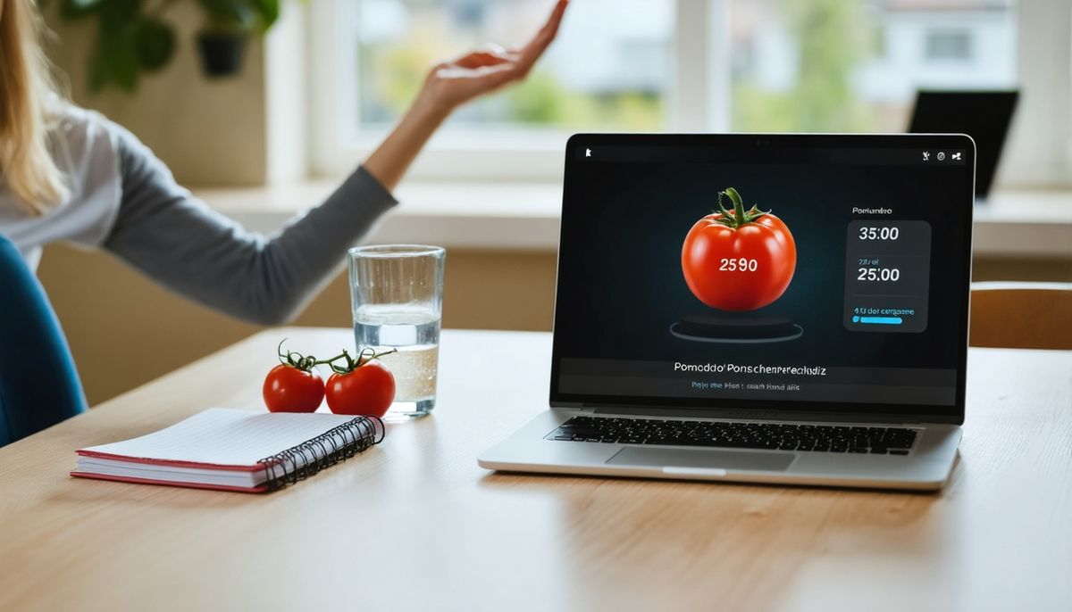 Pomodoro Planı: 25/5 Bloklarla Günlük Çalışma Rutini Örneği