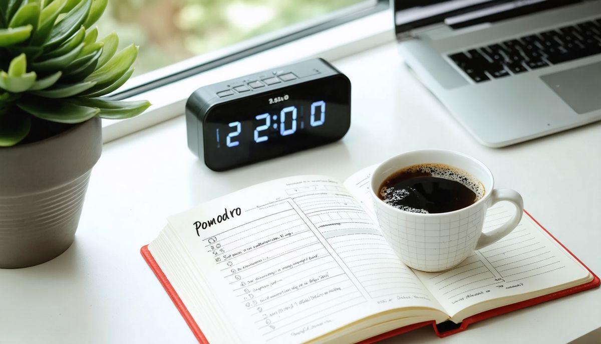 Pomodoro Planı: 25/5 Döngüleriyle Günlük İş Akışı Şablonu