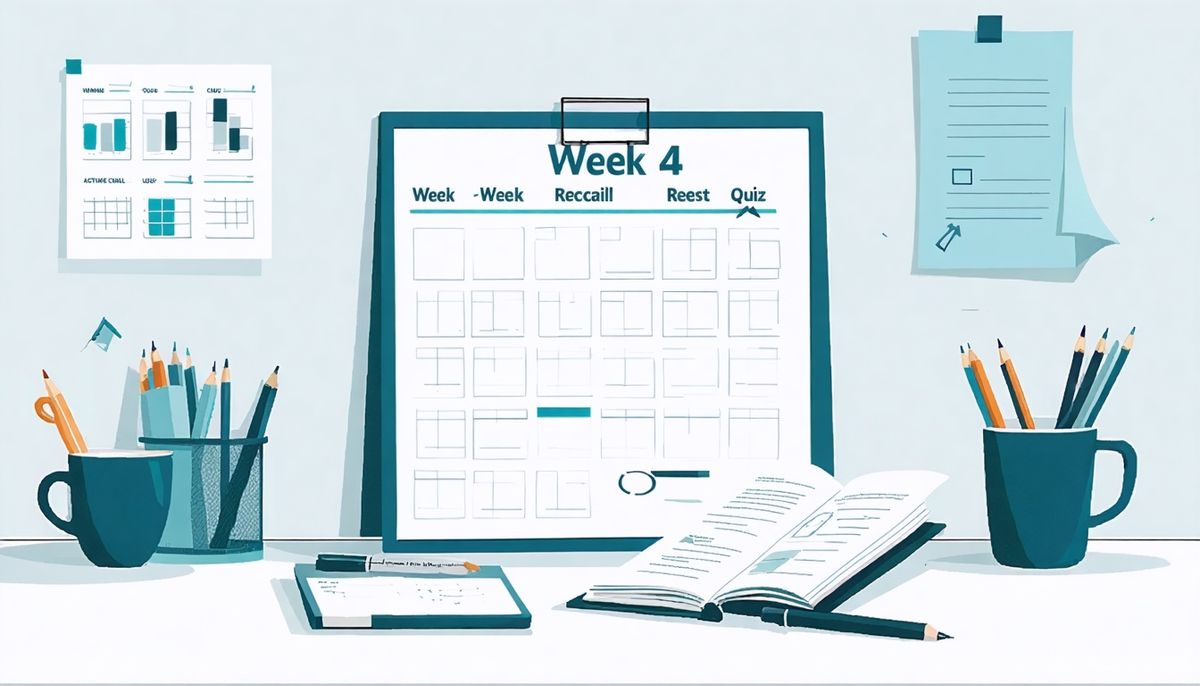 Sınav Hazırlığı Rutinleri: 4 Haftalık Ders Çalışma Şablonu
