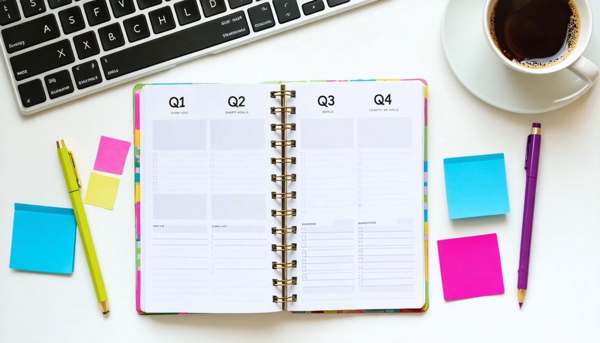 Yıllık Hedef Planı: 4 Çeyreğe Bölünmüş Uygulanabilir Yol Haritası