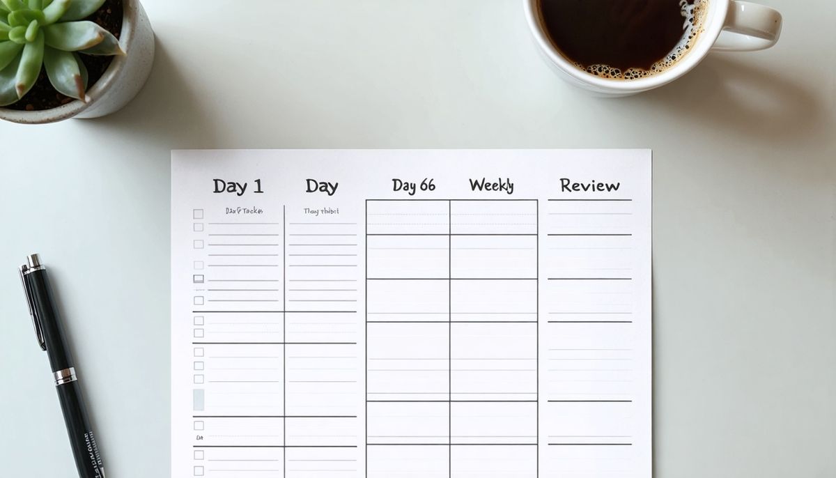 Alışkanlık Takip Şablonu: 66 Günlük İzleme ve Analiz Tablosu