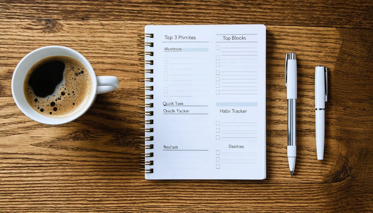 Günlük Planlama Şablonu: Hızlı Doldurulan 1 Sayfalık Rehber